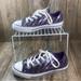 Converse Shoes | Converse Chuck Taylor All Star Women's Size 6 Purple And Gray Sequin Sneakers | Color: Gray/Purple | Size: 6