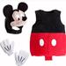 Disney Costumes | Mickey Mouse Costume | Color: Black/Red | Size: 18-24 Months