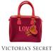 Victoria's Secret Bags | *Free With Purchase* Vintage Victoria's Secret Embroidered Velvet Satchel | Color: Pink/Purple | Size: Os