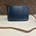 Madewell Bags | New Madewell The Knotted Brown & Blue Leather Colorblock Crossbody Bag | Color: Blue/Brown | Size: Os