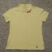 Carhartt Tops | Carhartt Womens Polo Shirt Yellow Short Sleeve Fitted | Color: Yellow | Size: Xs