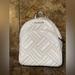 Michael Kors Bags | Micheal Kors White Quillted Mini Backpack | Color: White | Size: Os