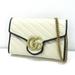 Gucci Bags | Gucci Gg Marmont Chain Wallet Shoulder Bag Ivory | Color: Black/Brown | Size: Os