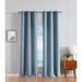 Nautica Milton Room Darkening Window Curtain 2-Panel Sets Synthetic in Green/Blue/Brown | 108 H x 38 W in | Wayfair NAC015607