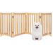 Tucker Murphy Pet™ Panel Solid Wood Free Standing Pet Gate Wood (a more stylish option) in Brown | 24 H x 20 W x 2.5 D in | Wayfair