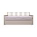 Winston Porter Odean Daybed Wood in White | 38 H x 80.9 W x 42.12 D in | Wayfair FA0F2788CD9B4E5BBBE9B95C68F6FF8F