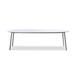 Corrigan Studio® Wassillie Oval Outdoor Dining Table Stone/Concrete/Metal in Gray/White | 29.53 H x 70.87 W x 35.43 D in | Wayfair