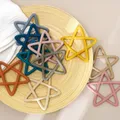 Jouets de dentition en forme de pentagramme pour bébé jouets mentaires oriels en silicone pour