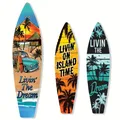 Tiki Bar planche de surf signe en bois plage thème décor décoratif panneau mural décor à la maison chambre décor mur Art maison fête décor d'été