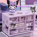Mininstants-Boîte de rangement avec autocollants Kawaii décor de chambre mignon Hello Kitty