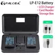 PALO 2000mAh LP-E12 LPE12 Caméra Batterie + Chargeur USB LCD pour IL Rebel SL1 100D Kd'appareils X7