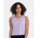 Next Level 5083 Women's Festival Cropped Tank Top in Lavender size 2XL | Cotton/Polyester Blend