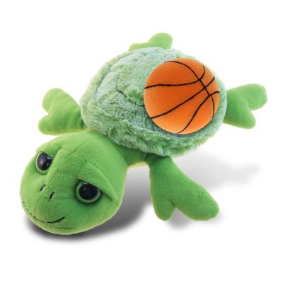 DolliBu Soft Huggable Sea Turtle Stuffed Animal with Basketball Plush - 11 inches