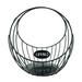 Iron Holder Coffee Bar Accessories Storage Basket Shelf Stand for Countertop kitchen and home and hotel Black