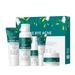 Buodes Deals Clearance Under 5 Creams & Moisturizers Five-Piece Facial Care Set Facial Cleanser Cream Toner Essence Gel Set Cleanser-50G Toner-100Ml Serum-17Ml Gel-15G Cream-25G