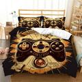 Game Handle Printing Bedding Cover Suit Microfiber Home Textiles Teens Children Home Textiles High Quality Bedspread California King(98 x104 )