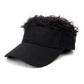 Huaai Toupee Hiphop Solid Color Baseball Cap Men s and Women s Funny Hair Extension Cap Mao Mao Hat Adult Hairstyle Cap Fashion Solid Wig Hip Hair with Baseball Diy Hop Wig