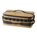 Gas Tank Storage Bag Camp Stove Carry Case Removable Divider with Handle Grill Carrying Bag Gas Canister Bag for Picnic BBQ khaki