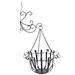 FRCOLOR 1Pc Indoor Iron Art Basket for Flowers Suspended Flower Stand Basket Flower Stand for Wall