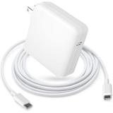 87W Mac Book Pro Charger - USB C Power Adapter Compatible with Mac Book Pro 13/15 inch after 2016 (White)