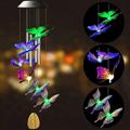 Fankiway Christmas Light Clearance New Solar Powered Wind Chime Lights LED Christmas Lights Outdoor Solar Lights courtyard Lights