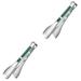 2 Pieces Barbecue Tongs Outdoor Accessory Grill Accessories Bbq Tongs BBQ Accessory Multi-function Cooking Tong