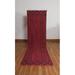 Casavani Hand Block Printed Red Cotton Hallway Stair Runner Area Rug Indoor Outdoor Rug 4x12 feet