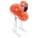 Glazed Flamingo Home Decor Adorable Ornament Crystal Desktop Bookcase Table Bookshelf Bookshelves