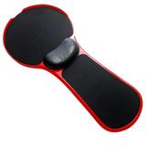 Mouse Pad Wrist Support for Table and Armchair Sturdy Wrist Cushion Stylish Red