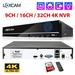 LOXCAM H.265+ 32CH 4K Ultra HD CCTV Network NVR Recorder 16CH 8CH 8MP Video Surveillance NVR for Security POE IP Camera System