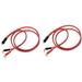 2X Banana Plug to RCA Speaker Cable Speaker Wire RCA Male to Banana Plugs(2Banana) 4N OFC HiFi Speaker Wire 2M