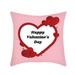 Outfmvch Valentines Pillow Covers Valentines Day Pillow Covers Valentines Decorations Throw Pillows for Couch Pillows Throw Pillows for Couch N One Size