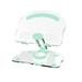 Transparent Acrylic Laptop Stand Rotatable Read Book Holder Foldable Desktop Support Riser Lazy Portable Rotating Support Frame