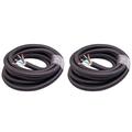 2X Audiophile 17mm HiFi OCC Power Cable CD/IEC Player Amplifier AC Power Cord 6N HIFI RCA XLR Bulk Power Cable 1 Meter