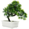 Artificial Bonsai Tree Decor Festival Potted Pine Potted Artificial House Plant