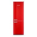 Montpellier MAB386ER Retro No Frost Fridge Freezer In Red