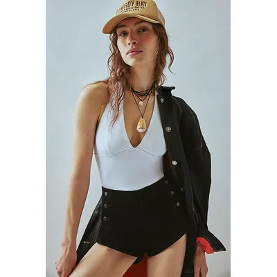 Have It All Halter Top by Intimately at Free People in White, Size: Medium