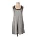 Xhilaration Casual Dress - Shift: Gray Marled Dresses - Women's Size Small