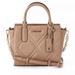 Nine West Bags | Nine West April Mini Dark Khaki Quilted Satchel Bag, Small 9.5”W X 6.5”H X 4.5”D | Color: Tan | Size: Os