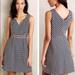 Anthropologie Dresses | Maeve Navy Striped Cocktail Dress. | Color: Blue/White | Size: 4