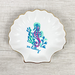 Lilly Pulitzer Accents | Lilly Pulitzer Ceramic Shell Shaped Trinket Vanity Jewelry Dish 6 In X 6 In Euc | Color: Blue/White | Size: Os