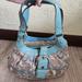 Coach Bags | Coach Soho Lynn Signature Optic Shoulder Bag Hobo | Color: Blue/Tan | Size: Medium