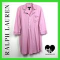 Ralph Lauren Intimates & Sleepwear | Lauren Ralph Lauren Polka-Dot Cotton Sleep Shirt | Color: Pink/White | Size: L