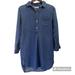 Madewell Dresses | Madewell Women’s Denim Dress Long Sleeve Size Small | Color: Blue | Size: S