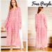 Free People Dresses | Free People See It Through Pink Rose Combo Maxi Dress M | Color: Pink | Size: M