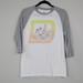 Disney Tops | Disney Parks Walt Disney World Mickey Mouse Raglan Retro Style Tshirt | Color: Gray/White | Size: S