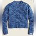 J. Crew Sweaters | J.Crew: Cashmere Marled Button-Shoulder Sweater | Color: Black/Blue | Size: S