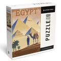 Lantern Press 1000 Piece Jigsaw Puzzle, Egypt, Pyramids, Lithograph Style