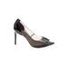 BCBGeneration Heels: Pumps Stilleto Cocktail Party Black Print Shoes - Women's Size 11 - Pointed Toe