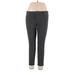 LC Lauren Conrad Dress Pants - Mid/Reg Rise: Gray Bottoms - Women's Size 16